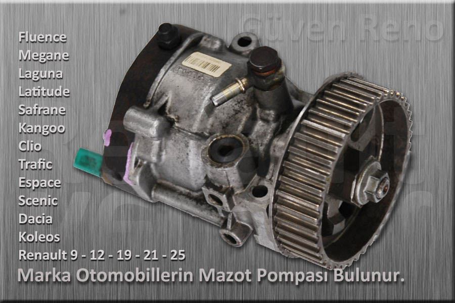 RENAULT TALİANT ÇIKMA YEDEK PARÇA POMPASİ_7E7